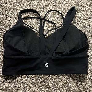 Lulu strappy sports bra - size 8